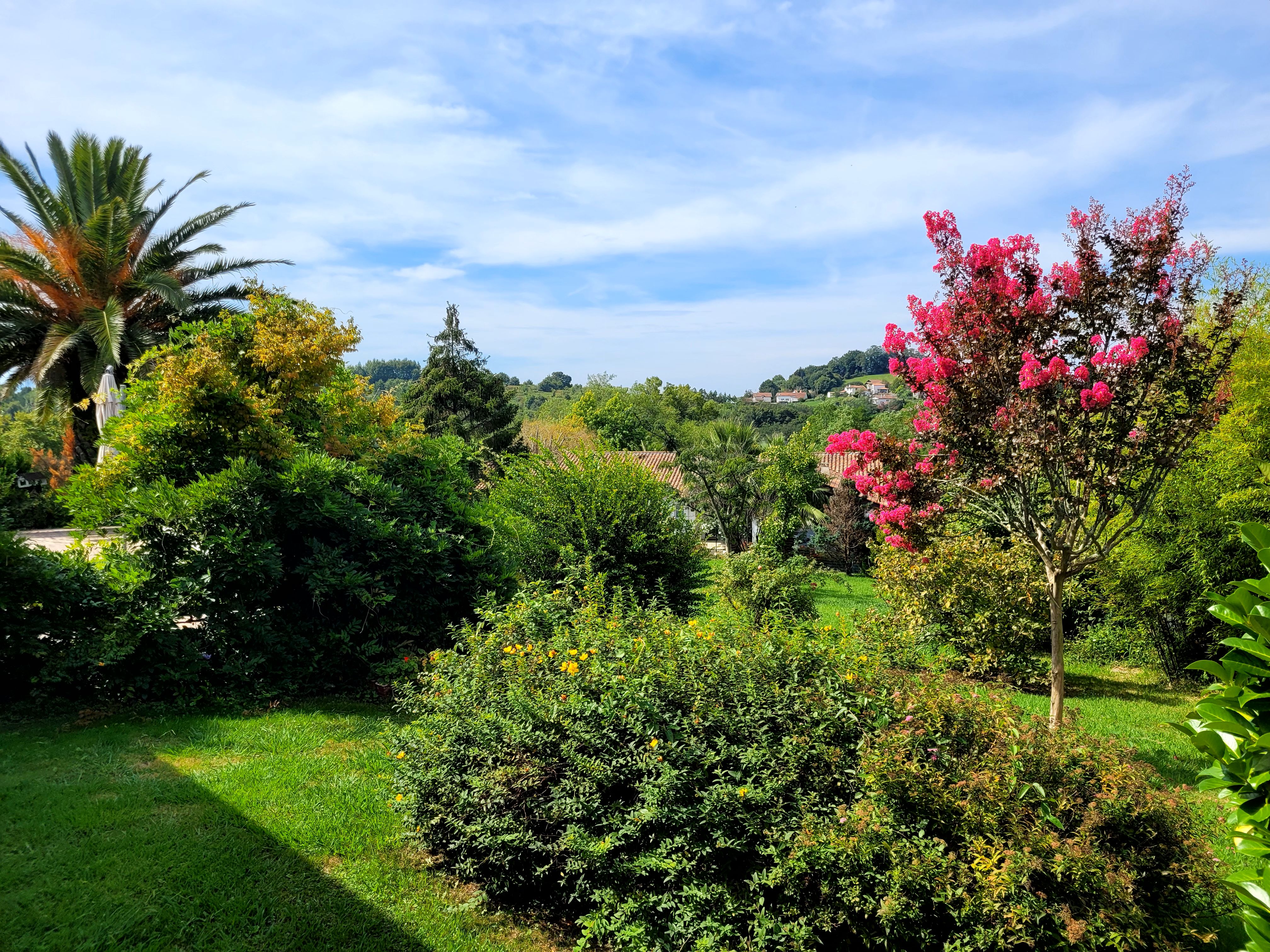vue de la terrasse studio louharachaenia